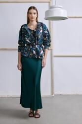 MEDICINE bluza femei, culoarea turcoaz, cu glugă, modelator ZPYH-BLD453_69A