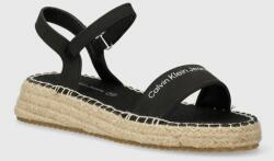 Calvin Klein Jeans sandale copii culoarea negru PPYH-OBG06H_99X