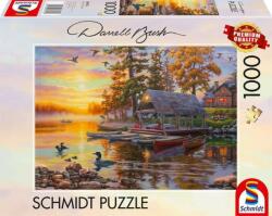 Schmidt Spiele 58532 - Boathouse with canoes - 1000 db-os puzzle (58532)