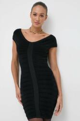 GUESS rochie culoarea negru, mini, mulata PPYH-SUD0AS_99X