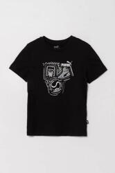 PUMA tricou de bumbac pentru copii GRAPHICS Year of Sports B culoarea negru, cu imprimeu PPYH-TSK057_99X