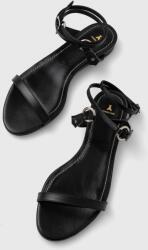 Patrizia Pepe sandale de piele femei, culoarea negru, 8X0026 L048 K103 PPYH-OBD0US_99X
