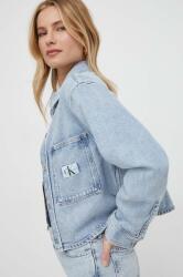 Calvin Klein Jeans geacă din denim femei, de tranziție, oversize J20J222998 PPYH-KUD0L0_55J