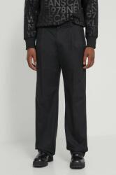 Calvin Klein pantaloni barbati, culoarea negru, cu fason chinos PPYH-SPM0EU_99X
