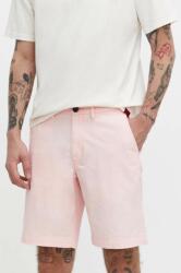 Superdry pantaloni scurti barbati, culoarea roz PPYH-SZM0GD_30X