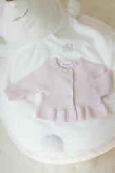 Tartine Et Chocolat cardigan din bumbac pentru bebeluși culoarea roz, light PPYH-SWG01C_30X