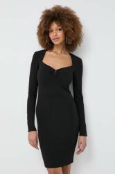 GUESS rochie culoarea negru, mini, mulata 9BYX-SUD1RY_99X