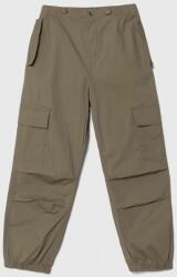 Benetton pantaloni copii culoarea bej, neted PPYH-SPB03K_08X