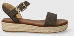 MICHAEL Michael Kors sandale Richie femei, culoarea maro, cu platforma, 40S2RIFPAB PPYH-OBD2M5_89X