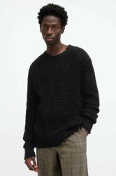 AllSaints pulover de bumbac ILLUND culoarea negru, călduros PPYH-SWM07E_99X