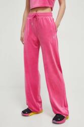 Guess pantaloni de trening culoarea roz, cu imprimeu PPYH-SPD02J_42X