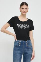 Morgan tricou femei, culoarea negru PPYH-TSD1B9_99X