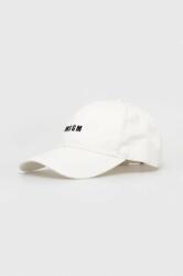 MSGM șapcă de baseball din bumbac culoarea alb, cu imprimeu 3641MDL06.247273 PPYH-CAD04I_00X