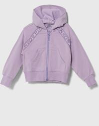 Pinko Up bluza copii culoarea violet, cu glugă, cu imprimeu PPYH-BLG06E_04X