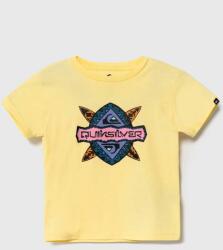 Quiksilver tricou de bumbac pentru copii RAINMAKERBOY culoarea galben, cu imprimeu PPYH-TSB0K8_11X