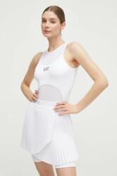 Giorgio Armani rochie culoarea alb, mini, evazati PPYH-SUD1FJ_00X
