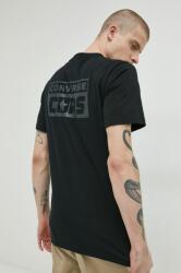 Converse tricou din bumbac culoarea negru, cu imprimeu 10021134. A11-Black PPYX-TSM22W_99X