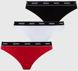 Hugo tanga 3-pack culoarea rosu PPYX-BID01A_33C