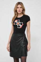 Guess tricou femei, culoarea negru 9BYX-TSD1G2_99X