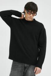 AllSaints pulover din amestec de lana barbati, culoarea negru, light PPYX-SWM06U_99X