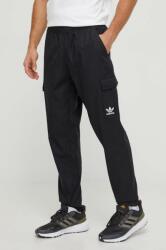 Adidas pantaloni de bumbac culoarea negru, cargo IT8175 PPYH-SPM068_99X