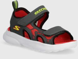 Skechers sandale copii RAZOR SPLASH culoarea gri PPYH-OBB0LR_90X