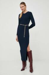 Michael Kors rochie culoarea albastru marin, maxi, mulata PPYH-SUD07L_59X