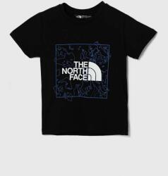 The North Face tricou de bumbac pentru copii NEW GRAPHIC TEE culoarea negru, cu imprimeu PPYH-TSK03R_99X