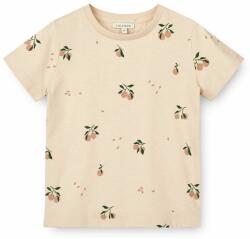 Liewood tricou din bumbac pentru bebelusi Apia Baby Printed Shortsleeve T-shirt culoarea roz, modelator PPYH-TSK016_38X