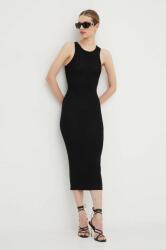 Silvian Heach rochie culoarea negru, maxi, mulata MPYH-SUD01A_99X