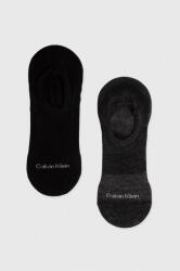 Calvin Klein sosete 2-pack barbati, culoarea negru PPYH-LGM03N_99A