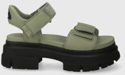 Ugg sandale Ashton Ankle femei, culoarea verde, cu platforma, 1136764 PPYH-OBD2TF_81X