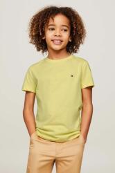 Tommy Hilfiger tricou de bumbac pentru copii culoarea galben, cu imprimeu PPYH-TSB0L7_10X