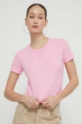 HUGO crop top pentru femei, cu bumbac Delanor PPYH-TSD0TT_30X (50512000)