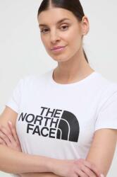 The North Face tricou din bumbac femei, culoarea alb PPYH-TSD20T_00X