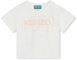 KENZO tricou de bumbac pentru copii culoarea alb PPYH-TSG03Z_00X
