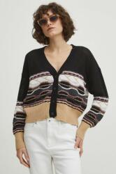 Medicine cardigan femei, culoarea negru, călduros ZPYH-SWD400_99X (RS24.SWD400)