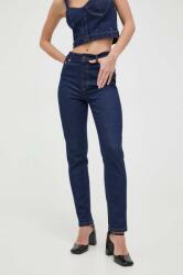 Moschino Jeans jeansi femei, culoarea albastru marin PPYH-SJD0CC_59X