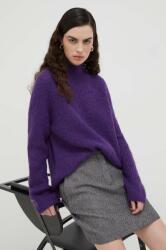 Marc O'Polo pulover de lana femei, culoarea violet, cu turtleneck PPYH-SWD00Z_44X