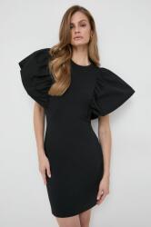 KARL LAGERFELD rochie culoarea negru, mini, mulata PPYH-SUD0JA_99X