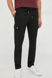 Michael Kors pantaloni din lana culoarea negru, drept 9BYX-SPM0T5_99X
