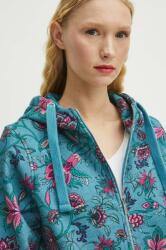 MEDICINE bluza femei, culoarea turcoaz, cu glugă, modelator ZPYH-BLD011_66A