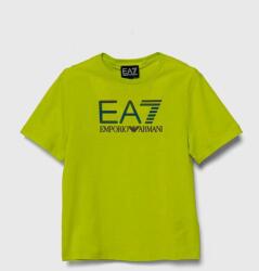 Giorgio Armani tricou de bumbac pentru copii culoarea verde, cu imprimeu PPYH-TSB07Z_71X