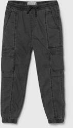 Abercrombie & Fitch pantaloni copii culoarea gri, neted PPYH-SZB036_90Y