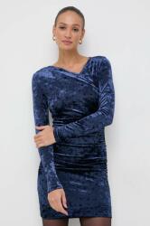 GUESS rochie culoarea albastru marin, mini, mulata 9BYX-SUD1S1_59X
