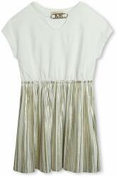 Michael Kors rochie fete culoarea alb, mini, evazati PPYH-SUG05S_00X