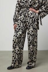 Answear Lab pantaloni femei, culoarea negru, lat, high waist BBYH-SPD02A_99X