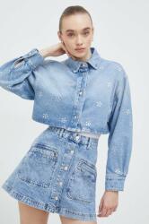 MSGM cămașă jeans femei, cu guler clasic, regular 3641MDE234X. 247272 PPYH-KDD0A5_50X