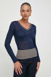 GUESS pulover femei, culoarea albastru marin, light PPYH-SWD04T_59X