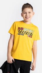 Coccodrillo tricou de bumbac pentru copii culoarea galben, cu imprimeu PPYH-TSB0AS_11X